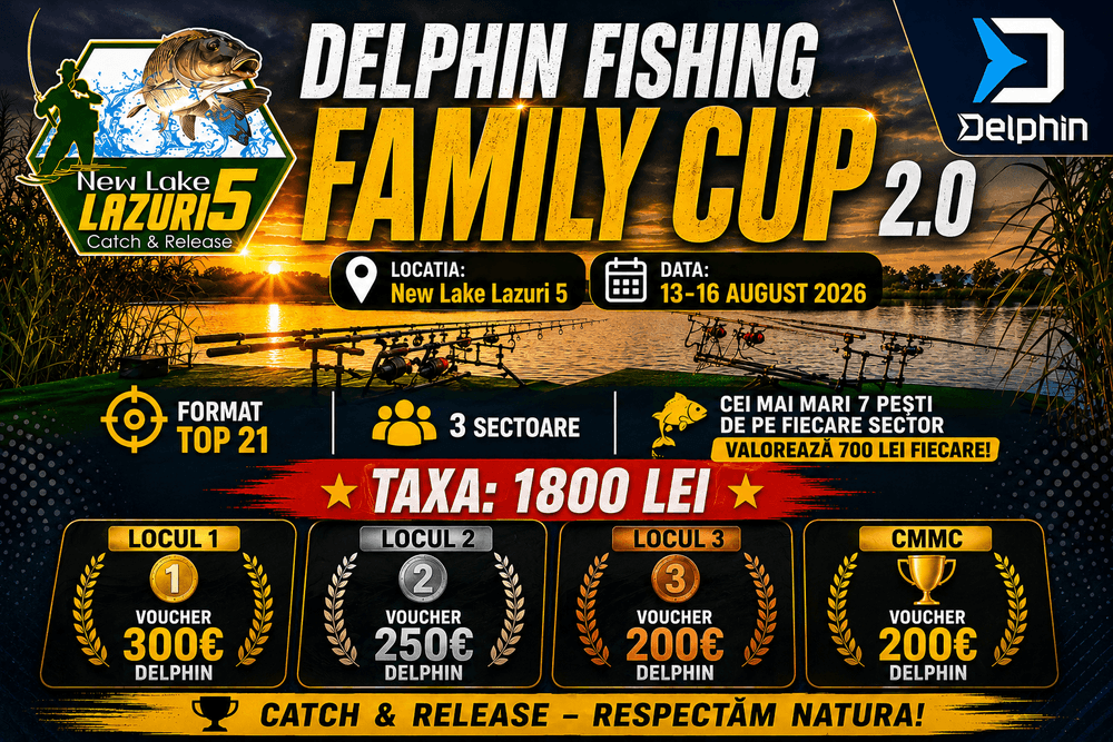 Afișul concursului Delphin Family Cup 2.0