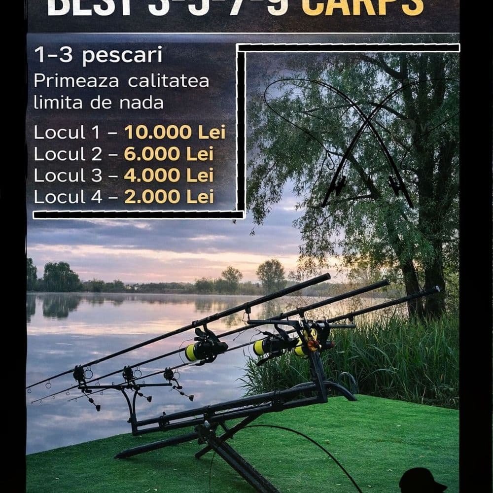 Afișul concursului Best 9-7-5-3 Carps