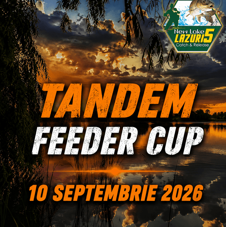 Afișul concursului Cupa Tandem Feeder 10 septembrie 2026